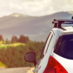 car with a roof rack