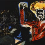 Right – Created in Italy in 1982, at the height of his fame, Profit I is one of Basquiat’s most masterful works