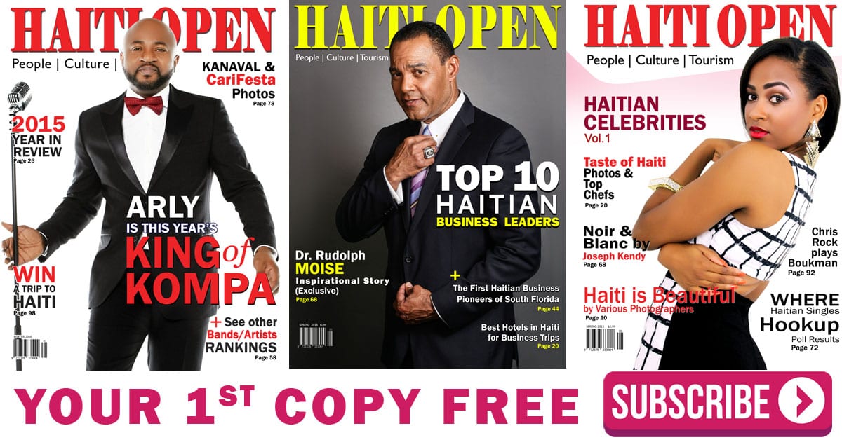 Subscribe to Haiti Open Magazine