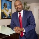 Photo of Michelet “Mike’ Nestor at his North Miami Office, photo by Johny Luc for Haiti Open Magazine