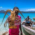 Amiga Island (eng), Haiti, Ils a Rat (FR) Lobster purchase, photo by Maxim Larche