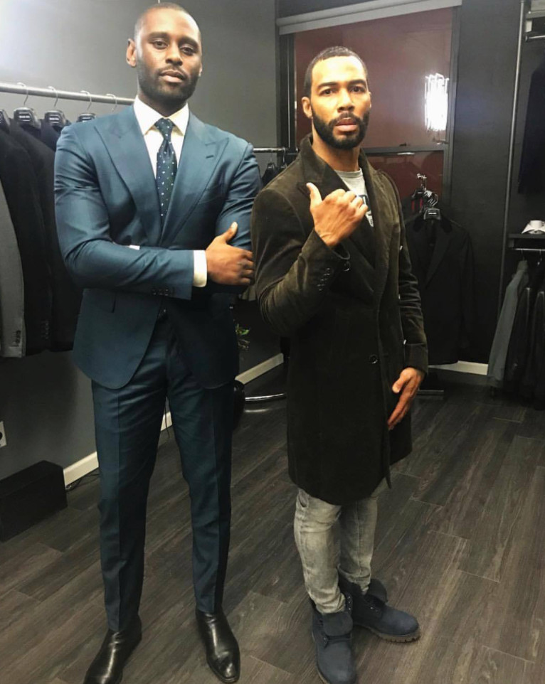 Davidson Petit-Frere with Omari Hardwick - Haitian Clothing