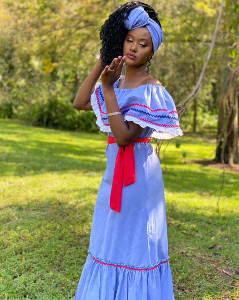 Karabela dress haiti - Haitian Clothing