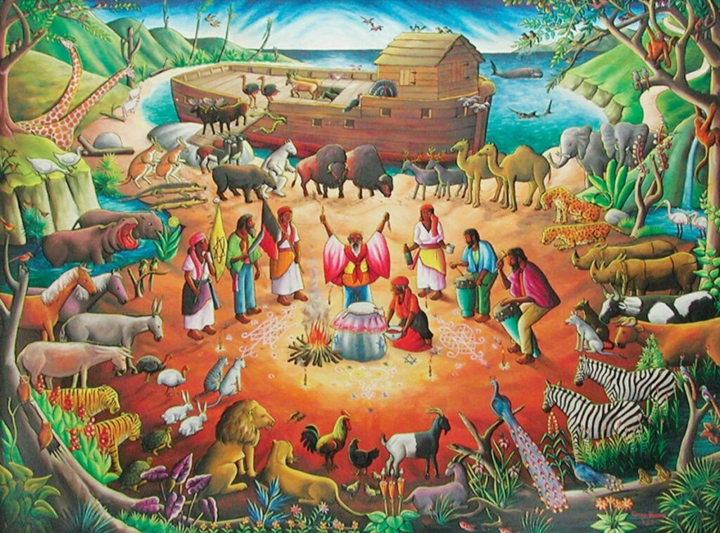 Noah’s Ark by Andre Normil - Haitian Art