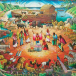 Noah’s Ark by Andre Normil – Haitian Art
